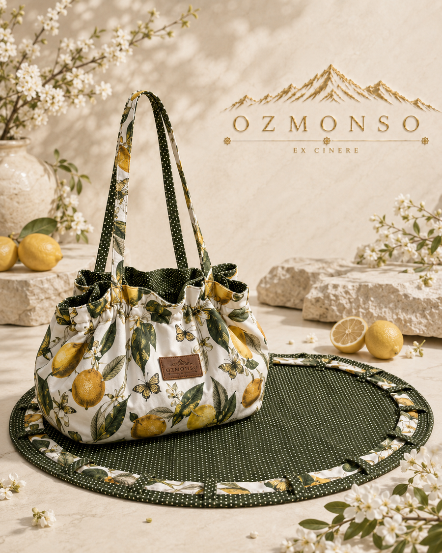 OZMONSO kumaş ve etiket detayı